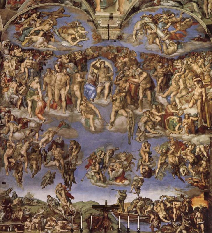 Michelangelo Buonarroti Last Judgement France oil painting art
